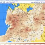 Διεπιστημονική Επιτροπή Διαχείρισης Κινδύνων και Κρίσεων του ΕΚΠΑ: SKIRON / Επεισόδιο μεταφοράς αφρικανικής σκόνης στην Ελλάδα